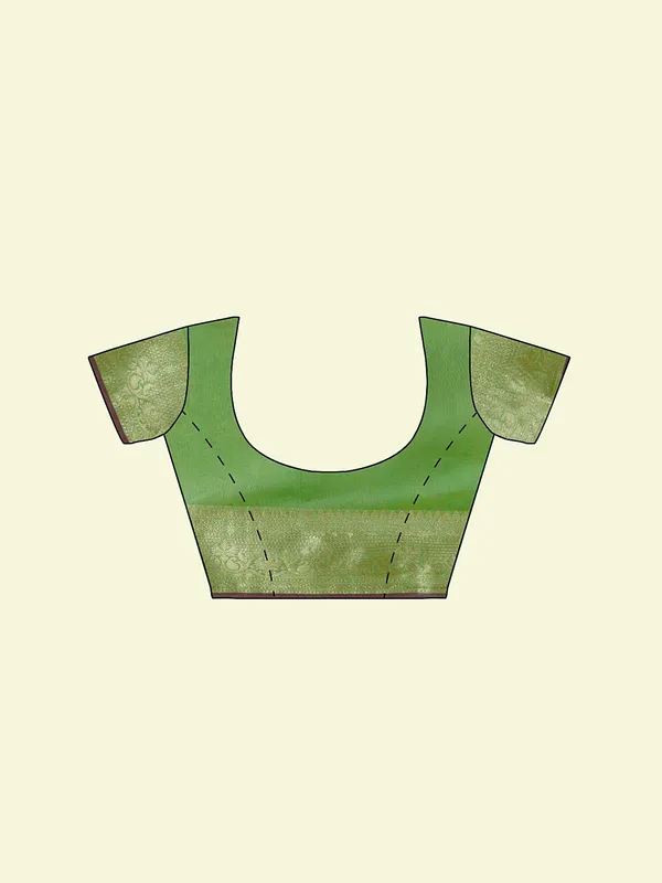 Green_Cotton_Silk_Banarasi_Sarees_For_Women