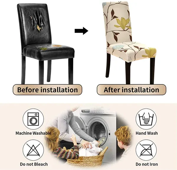 Cream_Polyester_Stretchable_Dining_Chair_Cover_Set_Of_8_Washable_Slip_Covers