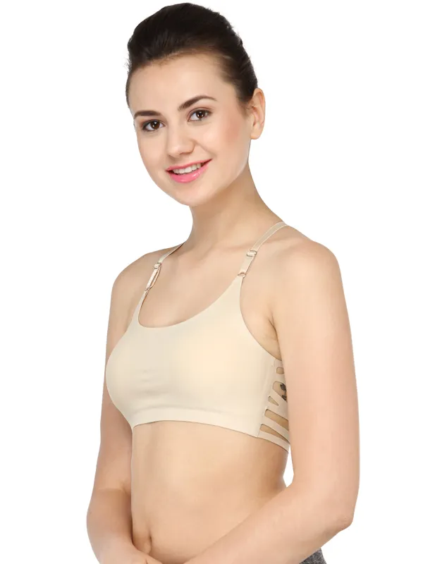 Cross_Back_Athleisure_Gym_Workout_Padded_T-Shirt_Crop_Top_Bralette_Sports_Bra_For_Women