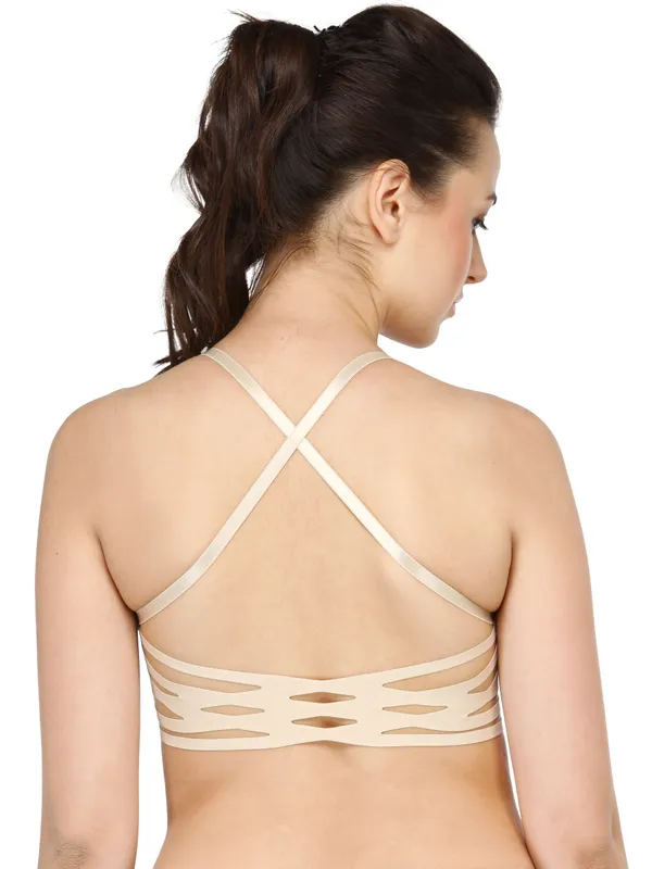Cross_Back_Athleisure_Gym_Workout_Padded_T-Shirt_Crop_Top_Bralette_Sports_Bra_For_Women