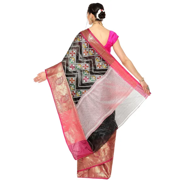 Black_Art_Silk_Banarasi_Sarees_For_Women