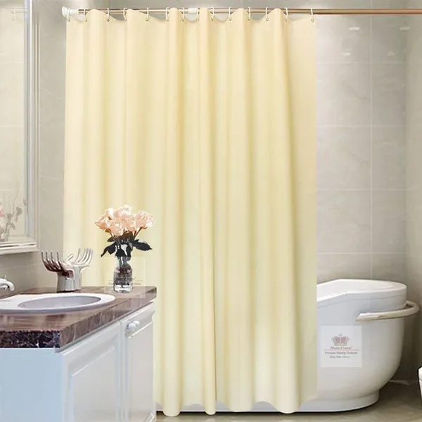 Stripe_Design_Waterproof_Shower_Curtain_for_Bathroom,_7x4_Feet_Plastic_Curtain_with_8_Hooks_54_x_84_Inch,_Cream