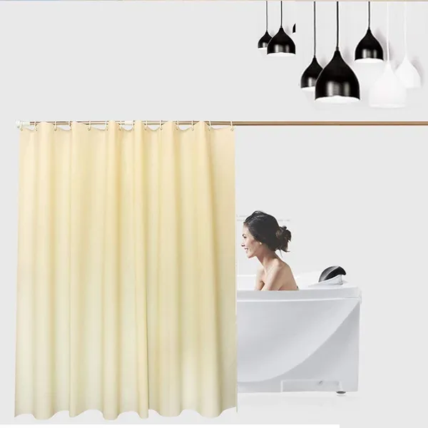 Stripe_Design_Waterproof_Shower_Curtain_for_Bathroom,_7x4_Feet_Plastic_Curtain_with_8_Hooks_54_x_84_Inch,_Cream