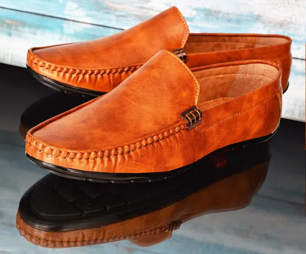 Tan_Synthetic_Leather_Premium_Loafer_Shoes_|_Stylish_&_Comfort_Sole