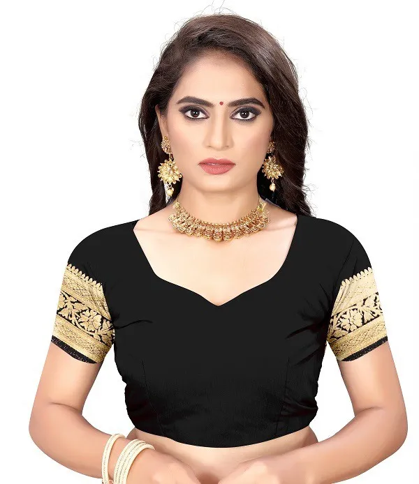 Black_Woven_Kanjivaram_Silk_Saree_with_Saree_Cover