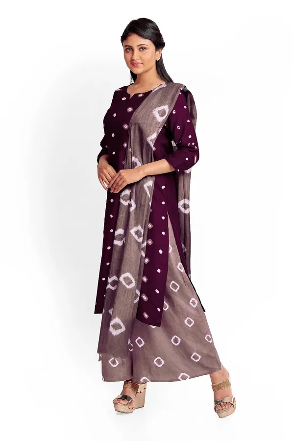 Kanishka_Pure_Rayon_Unstitched_Hand_Bandhej_Bandhani_Dress_Material_|_4.25_Meter_Top_&_Bottom_With_2_Meter_Dupatta