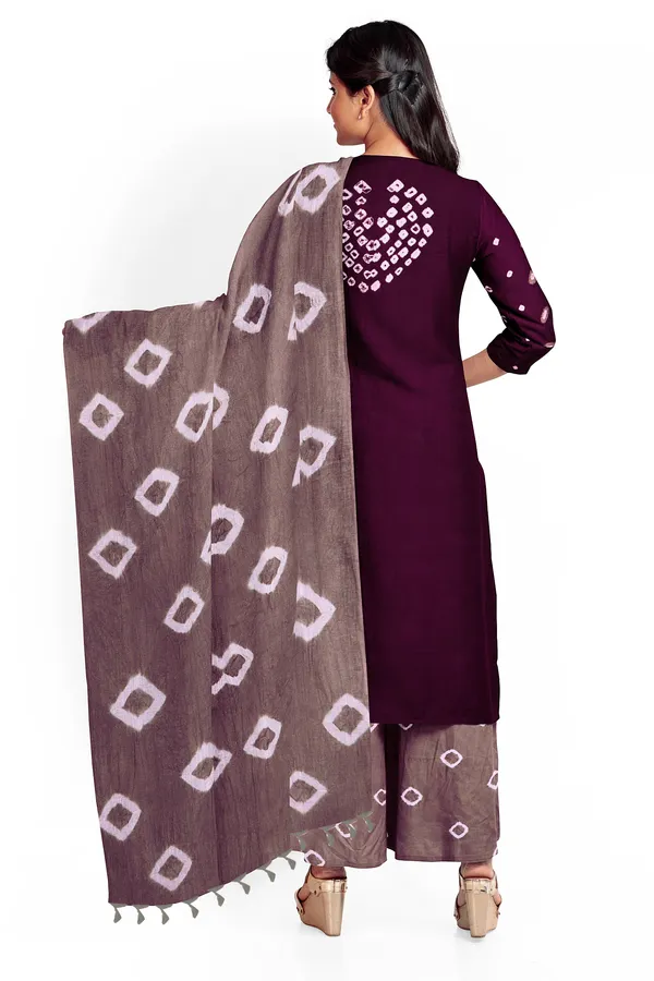 Kanishka_Pure_Rayon_Unstitched_Hand_Bandhej_Bandhani_Dress_Material_|_4.25_Meter_Top_&_Bottom_With_2_Meter_Dupatta