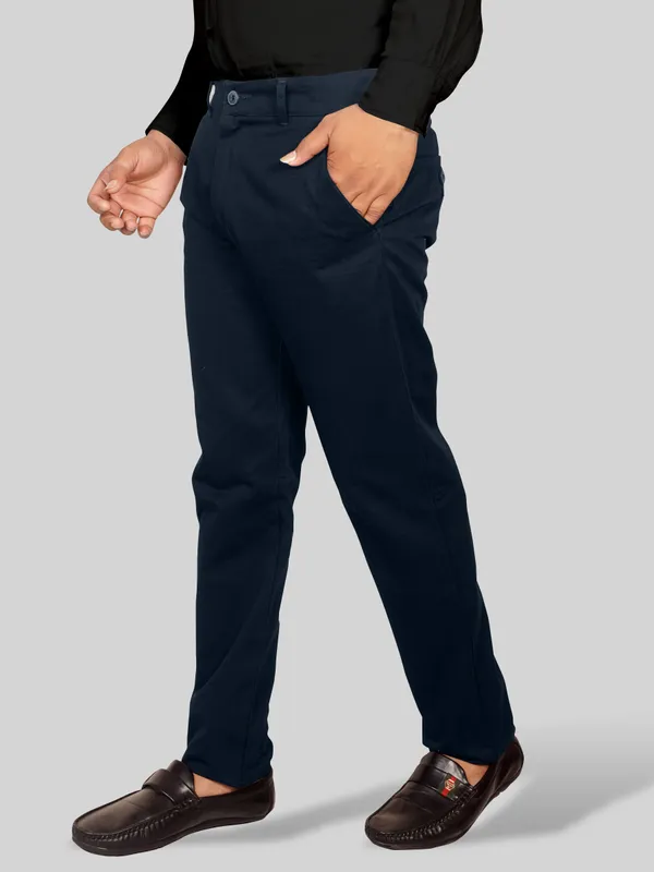 Men's_Navy_Regular_Fit_Premium_Cotton_Blend_Trousers