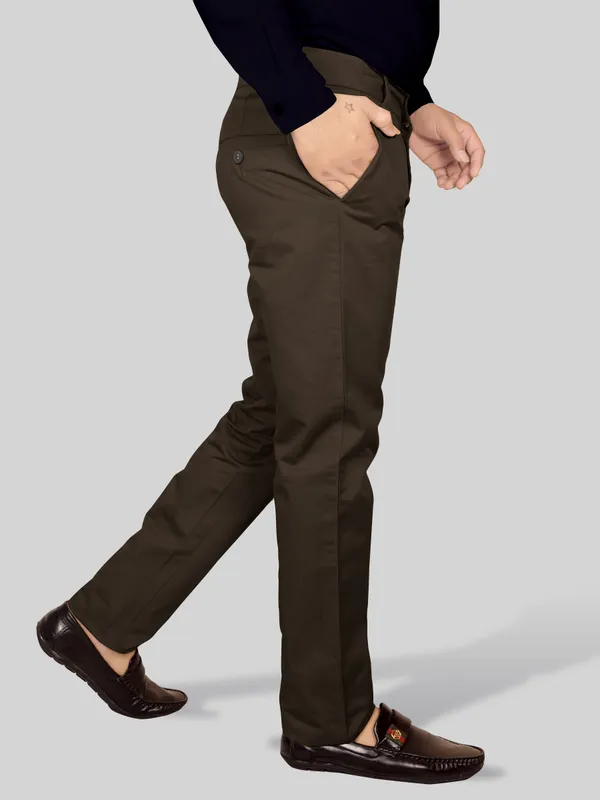 Men's_Coffee_Regular_Fit_Premium_Cotton_Blend_Trousers