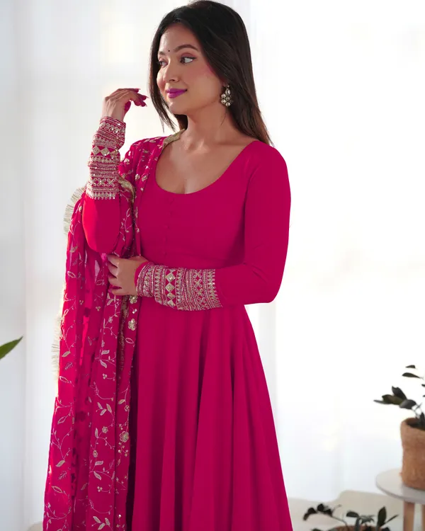 Rani_Celti_Gown_Dupatta_Set_For_Women