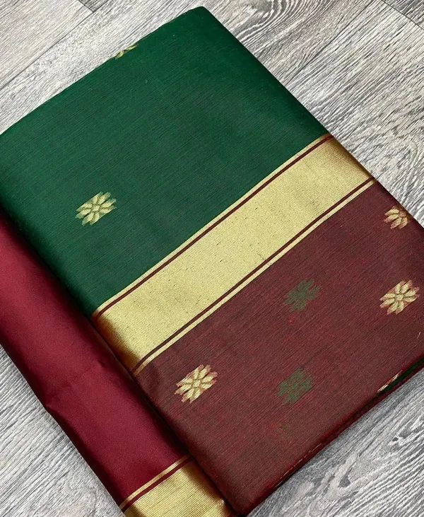 Cotton_Silk_Saree_with_Unstiched_Blouse_Piece