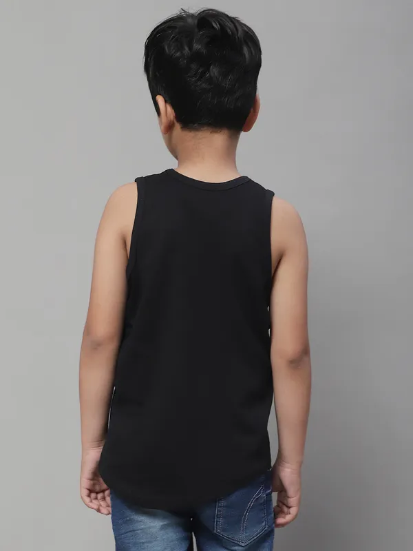 Black_&_Red_Cotton_Round_Neck_Casual_Wear_Vest_For_Kids