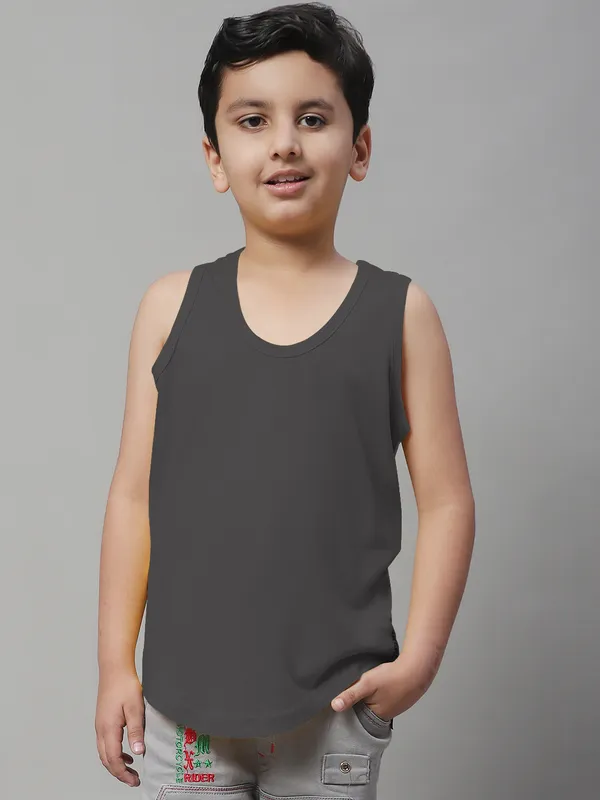 Black_&_Grey_Cotton_Round_Neck_Casual_Wear_Vest_For_Kids