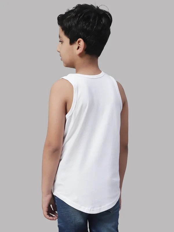 White_Cotton_Round_Neck_Sleeveless_Vest_For_Kids