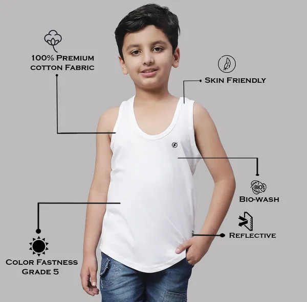 White_Cotton_Round_Neck_Sleeveless_Vest_For_Kids