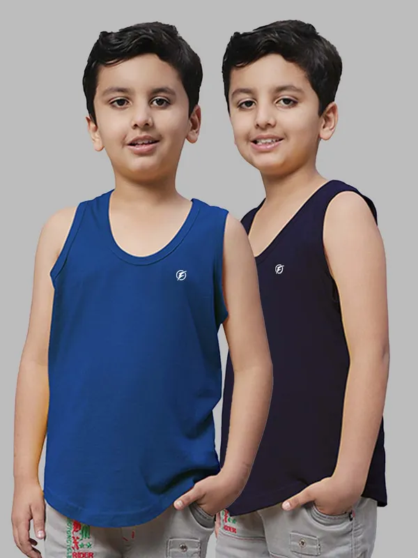 Blue_&_Navy_Blue_Round_Neck_Casual_Wear_Vest_For_Kids