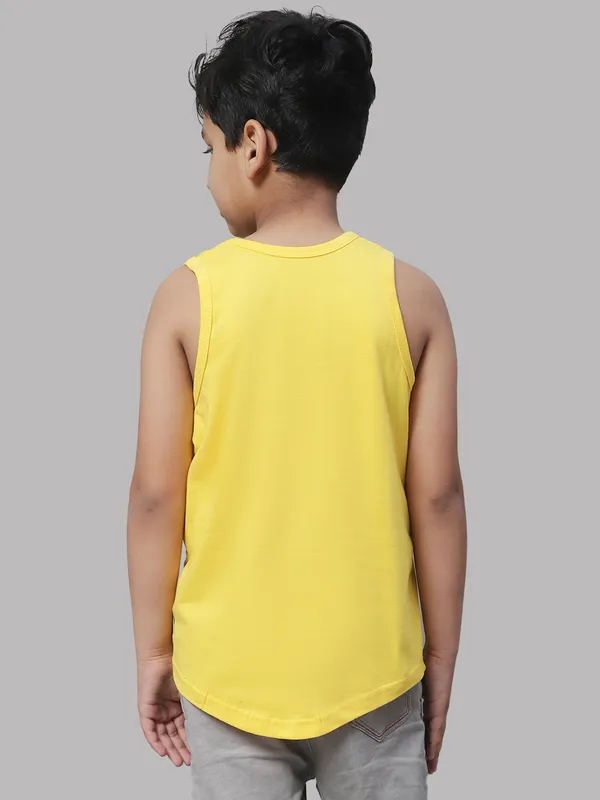 Yellow_&_Grey_Round_Neck_Casual_Wear_Vest_For_Kids