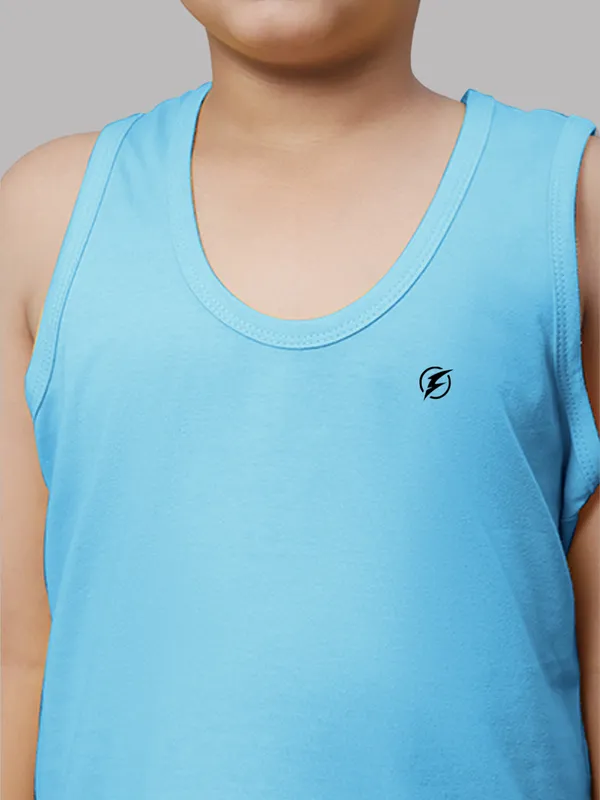 Turquoise_Blue_&_Grey_Round_Neck_Casual_Wear_Vest_For_Kids