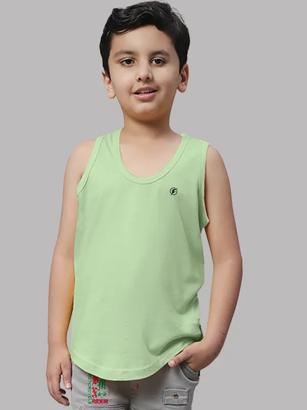 Coral_&_Sea_Green_Round_Neck_Casual_Wear_Vest_For_Kids