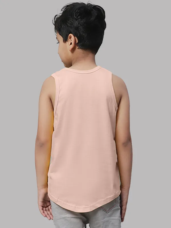 Coral_&_Sea_Green_Round_Neck_Casual_Wear_Vest_For_Kids