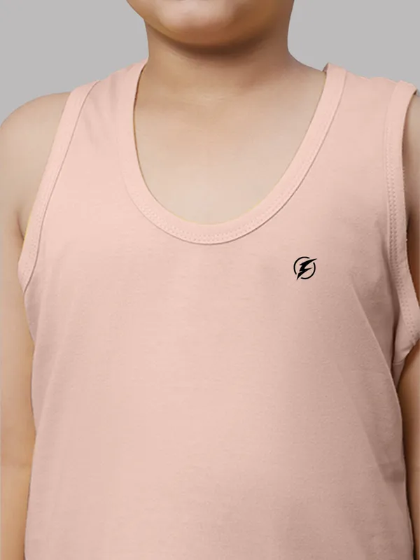 Coral_&_Sea_Green_Round_Neck_Casual_Wear_Vest_For_Kids