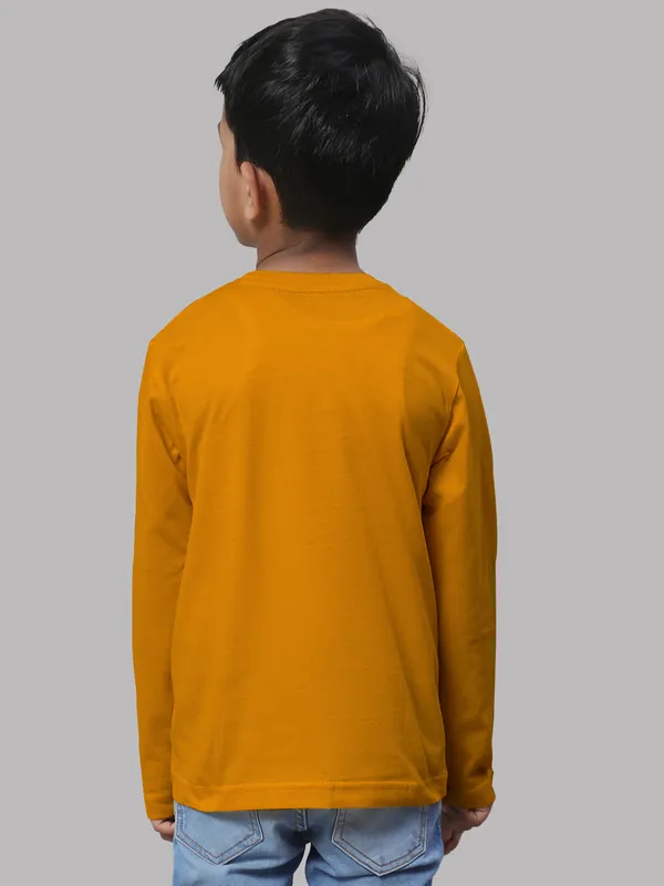 Mustard_Cotton_Rib_V-Neck_Full_Sleeves_T-Shirt_For_Kids