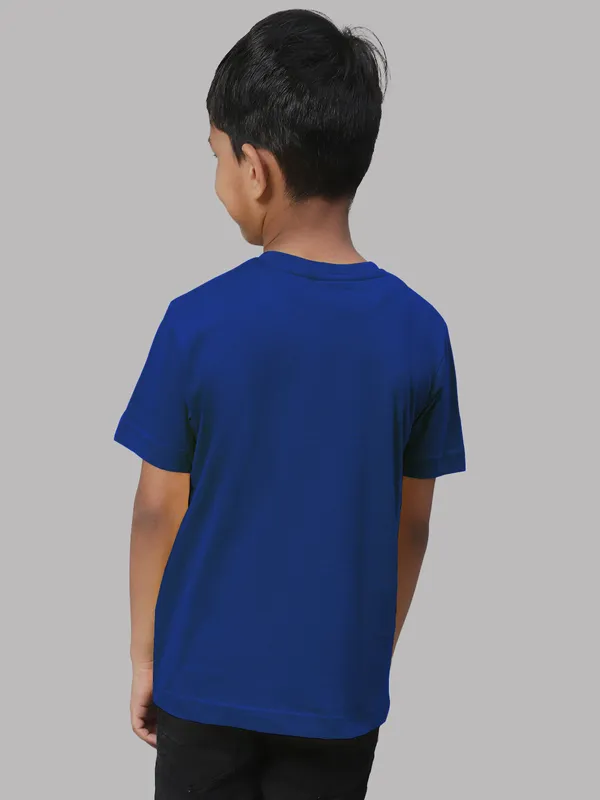 Blue_Cotton_Rib_V-Neck_Short_Sleeves_T-Shirt_For_Kids