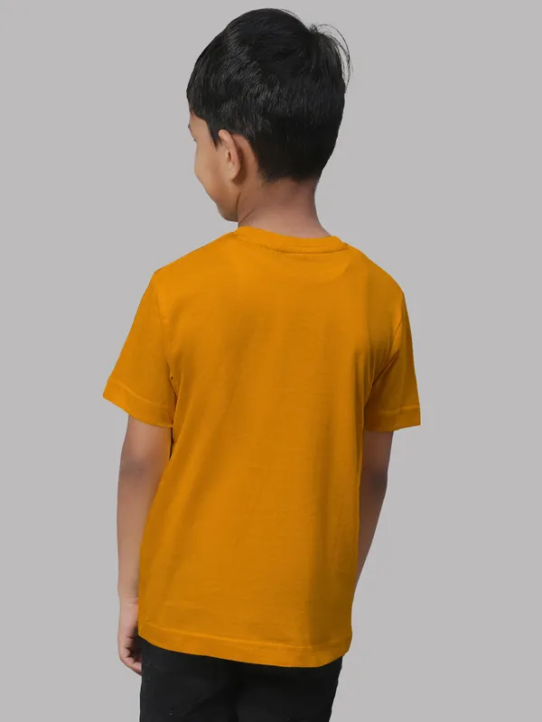 Mustard_Cotton_Rib_V-Neck_Short_Sleeves_T-Shirt_For_Kids