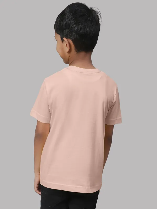 Coral_Cotton_Rib_V-Neck_Short_Sleeves_T-Shirt_For_Kids