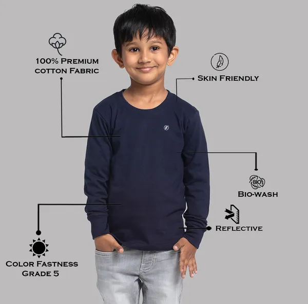 Navy_Blue_Cotton_Rib_Round_Neck_Full_Sleeves_T-Shirt_For_Kids