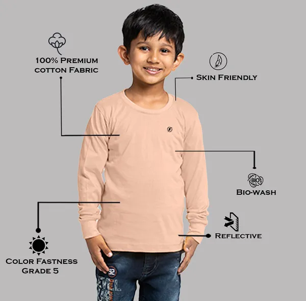 Coral_Cotton_Rib_Round_Neck_Full_Sleeves_T-Shirt_For_Kids