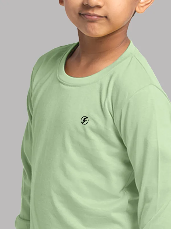 Sea_Green_Cotton_Rib_Round_Neck_Full_Sleeves_T-Shirt_For_Kids
