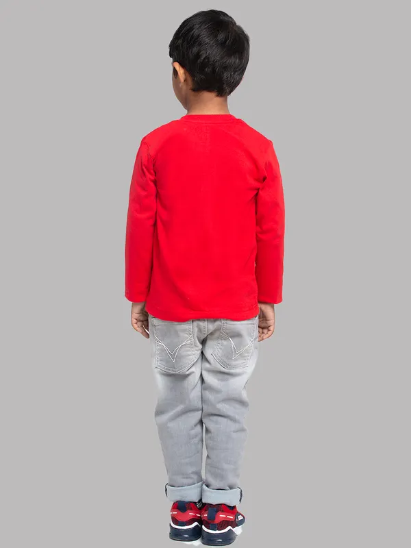 Red_Cotton_Rib_Round_Neck_Full_Sleeves_T-Shirt_For_Kids