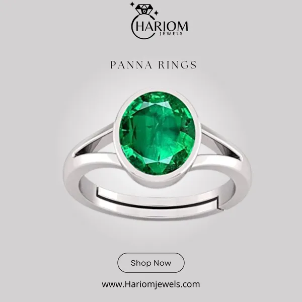 Panna_Ring_Panna_Stone__Created_Panna_Stone_Emerald_Ring_Adjustable_Woman_Man_Ring_With_Lab_Certificate