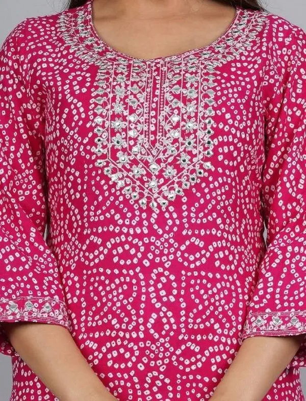 Pink_Bandhani_Printed_Rayon_Straight_Kurta_and_Pant_for_women