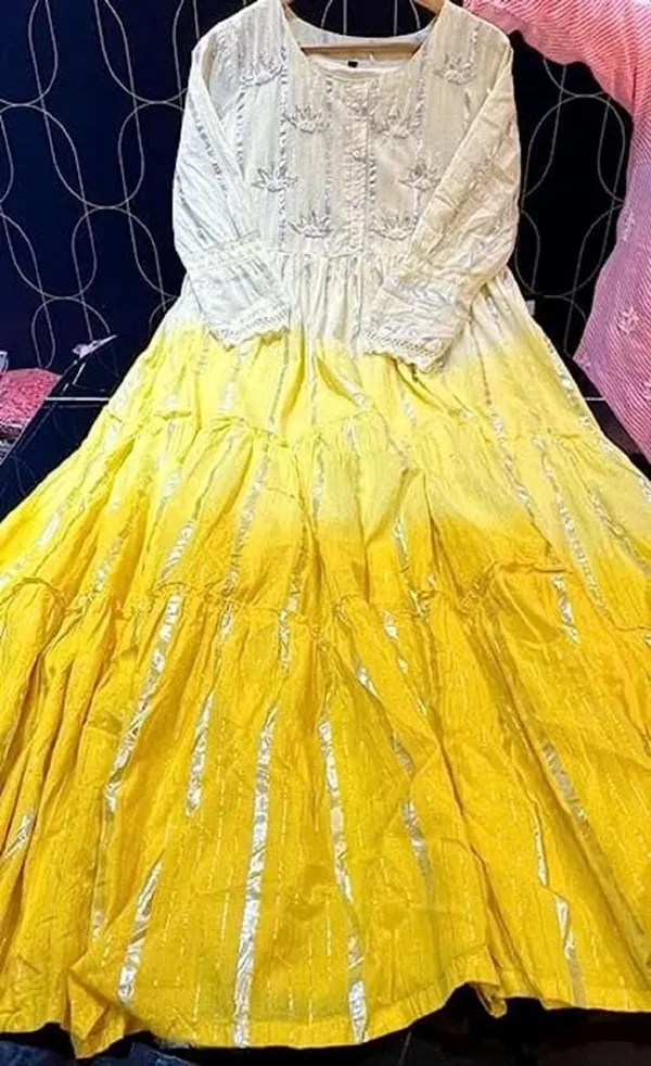 Long_Yellow_Gown_Kurti_Designer_Casual_Party_Wedding_Dress