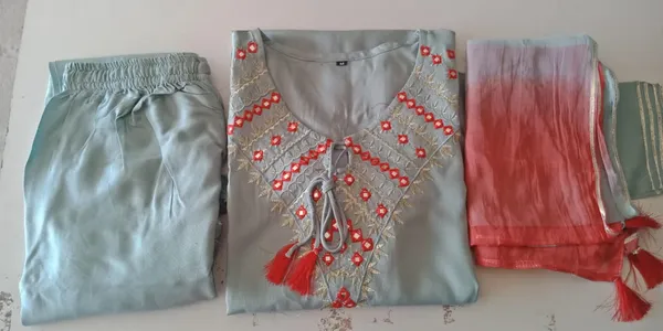 Rayon_Kurta_Pant_and_Dupatta_Set_with_Tussle_Embrodry_for_Women