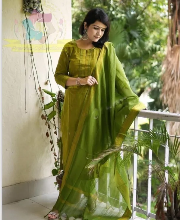 Khadi_COTTON_Printed_Kurti_Pant_With_Dupatta_For_Women