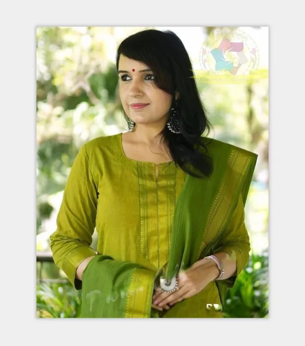 Khadi_COTTON_Printed_Kurti_Pant_With_Dupatta_For_Women