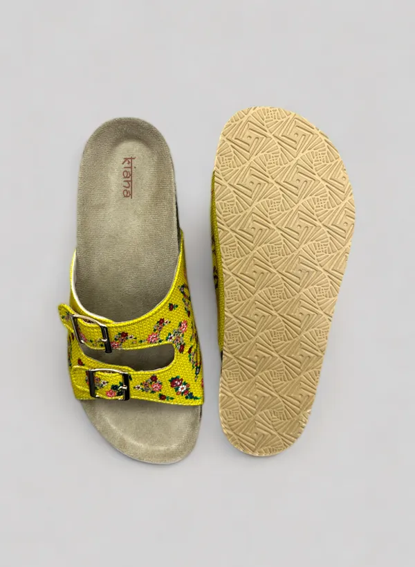 Trendy_Yellow_Printed_Rexine_Round_Toe_Flats_with_PVC_Sole_-_Stylish_and_Comfortable_For_Women