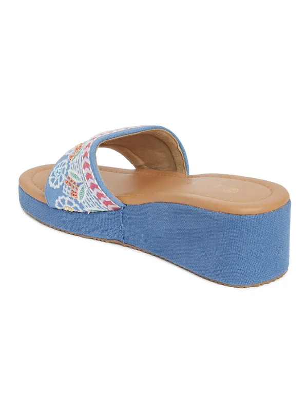 Trendy_Sky_Blue_Rexine_Round_Toe_Wedge_Heels_with_PVC_Sole_and_Block_Heel_For_Women