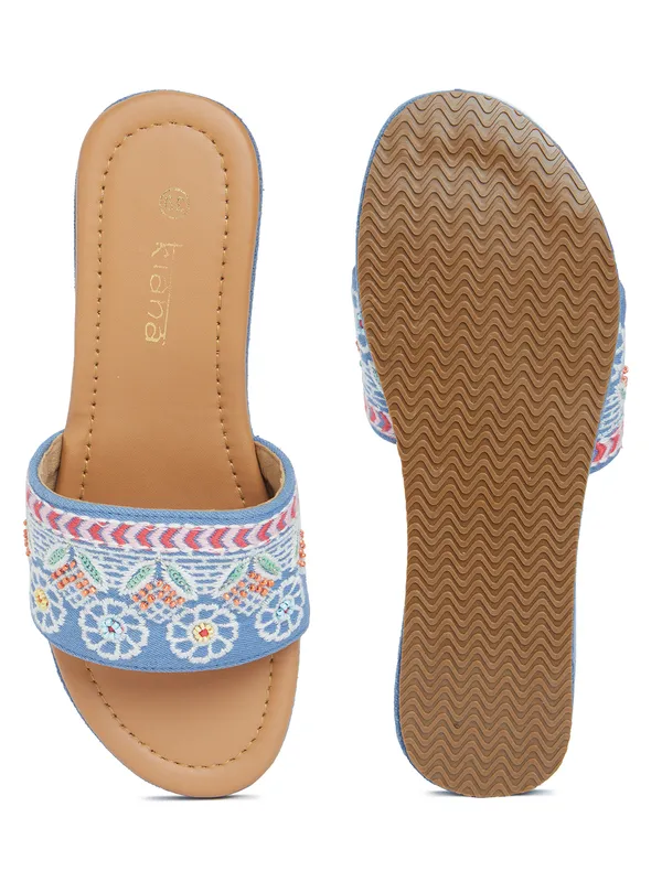 Trendy_Sky_Blue_Rexine_Round_Toe_Wedge_Heels_with_PVC_Sole_and_Block_Heel_For_Women