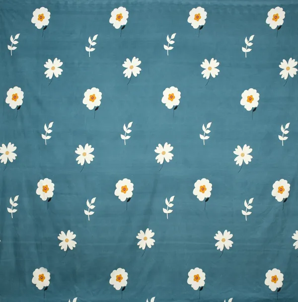 BLUE_Pure_Cotton_Bedsheet_Two_Pillow_Covers_Included_90X100_inches