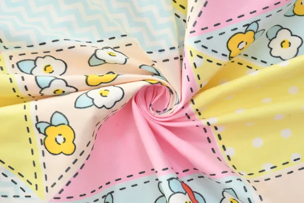 SKYBLUE_Pure_Cotton_Bedsheet_Two_Pillow_Covers_Included_90X100_inches