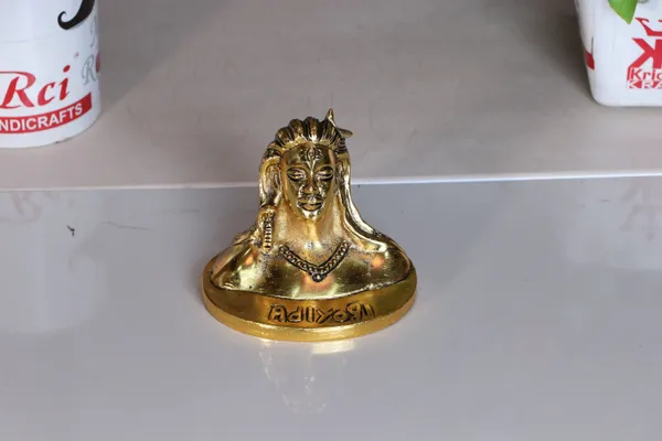 Adiyogi/Shiva_Metal_Statue/Murti_For_Car_Desk