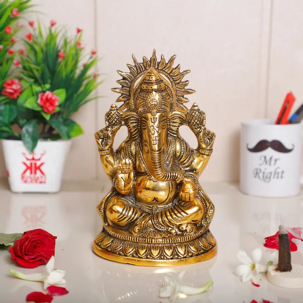 Ganesha_Metal_Statue_For_Temple_Pooja
