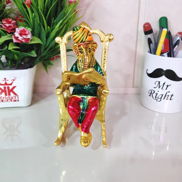 Modern_Chair_Ganesha_Metal_Staue_Reading_Ramayan_With_Meenakari_Work_Showpiece_For_Home