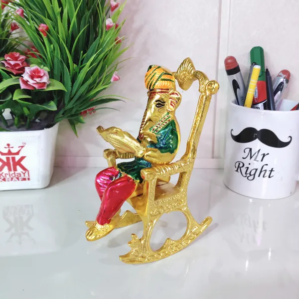 Modern_Chair_Ganesha_Metal_Staue_Reading_Ramayan_With_Meenakari_Work_Showpiece_For_Home