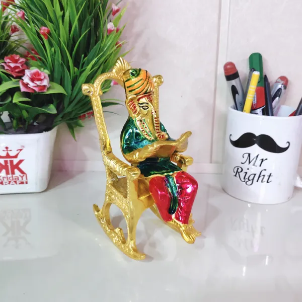 Modern_Chair_Ganesha_Metal_Staue_Reading_Ramayan_With_Meenakari_Work_Showpiece_For_Home