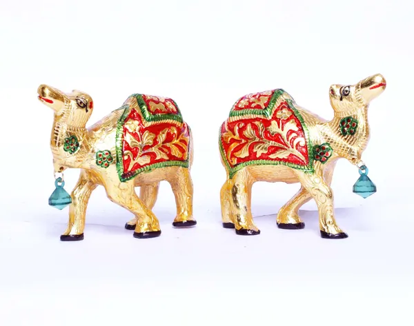 Metal_Camel_Set_Meenakari_Handmade_Decorative_Camel_Status/Animal_Showpiece_For_Home